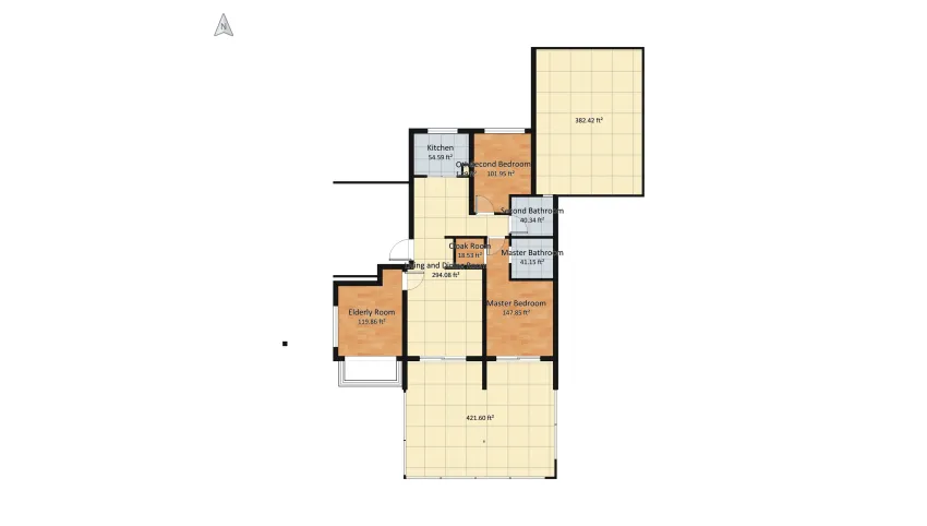 Dream House floor plan 165.38