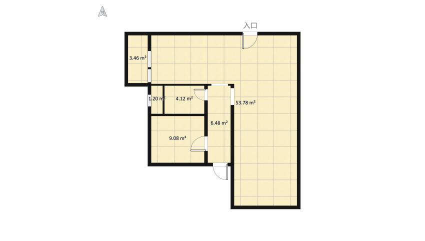 aristotelous_dion_APARTMENT RENOVATION floor plan 85.76