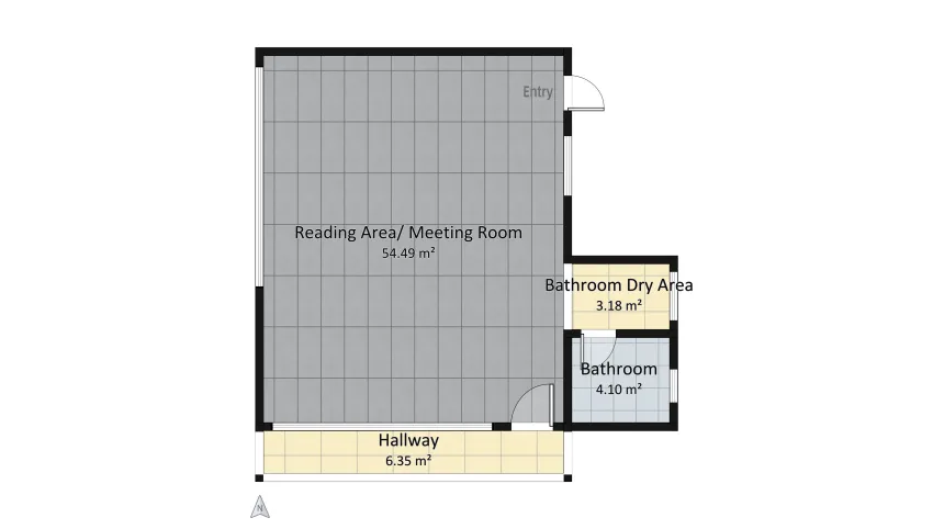 Room 3 - Honeycomb Element floor plan 68.14