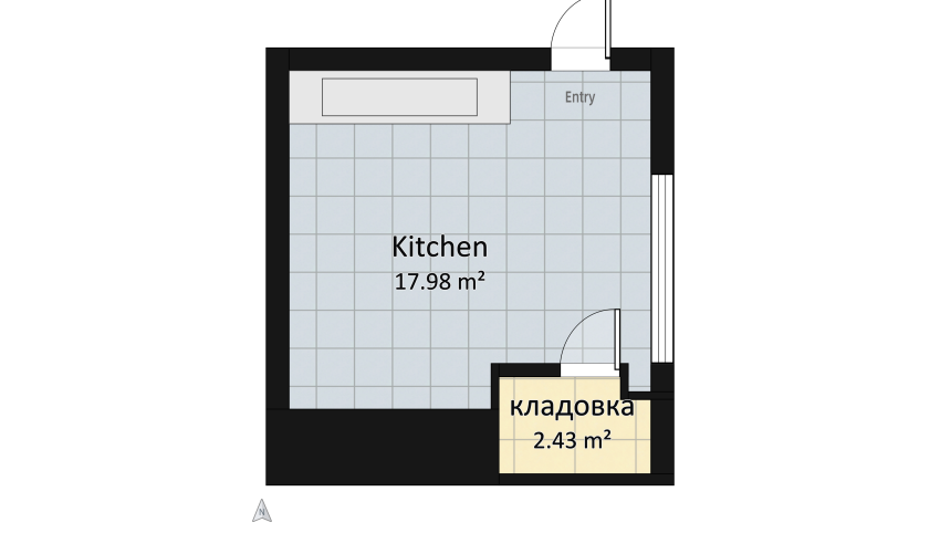 Кухня floor plan 20.41