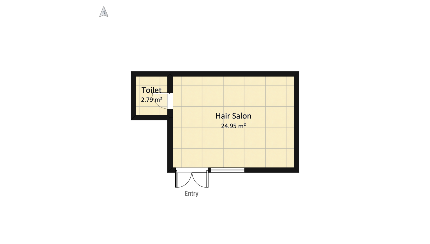 Salon fryzjerski floor plan 31.09