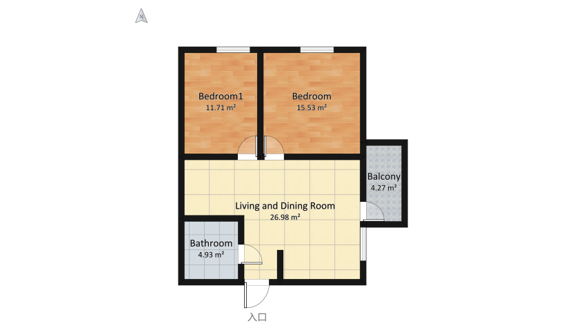 unnamed floor plan 72.51