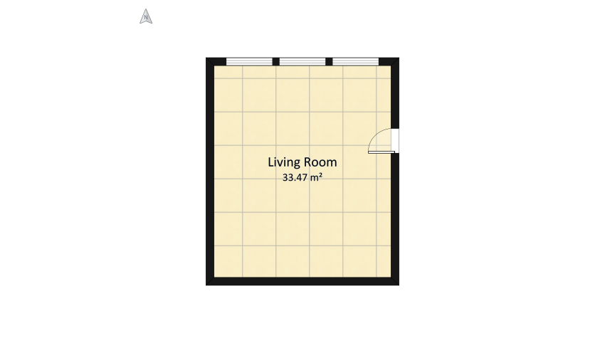 Scandinavian Living Room floor plan 36.32