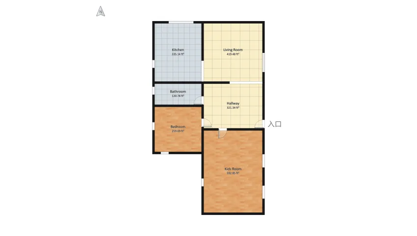 american house floor plan 206.73