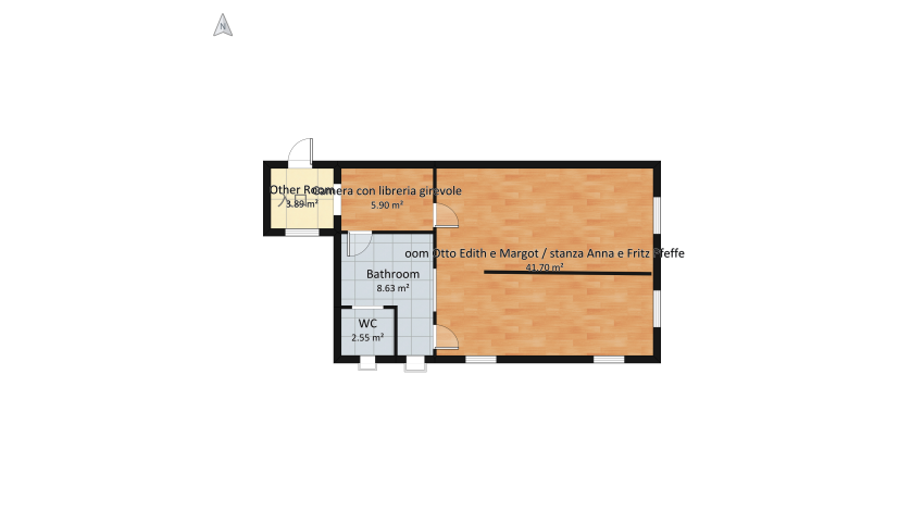 Anne Frank's hiding place house floor plan 324.39