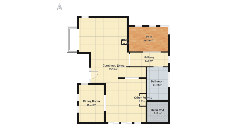 Industrial Farmhouse (Downstairs) floor plan 150.66