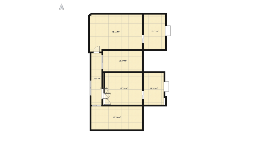 high end apartment floor plan 176.1