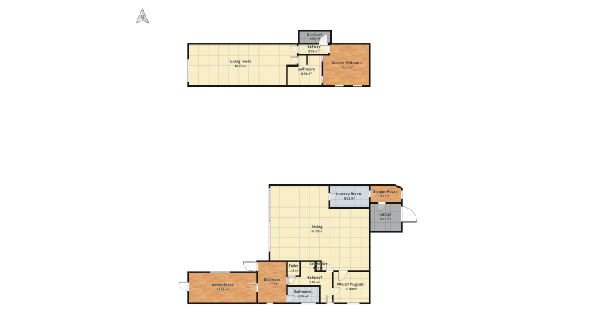 HouseLoire 3 floor plan 234.36