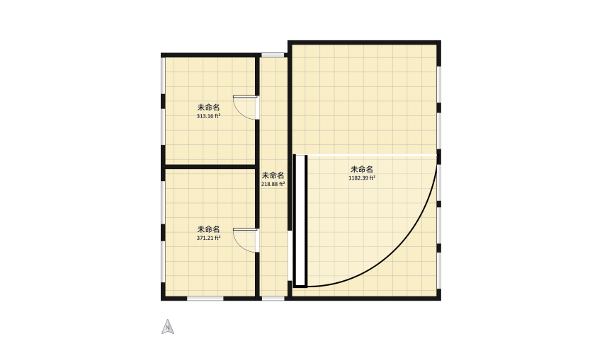 Petite maison floor plan 193.77