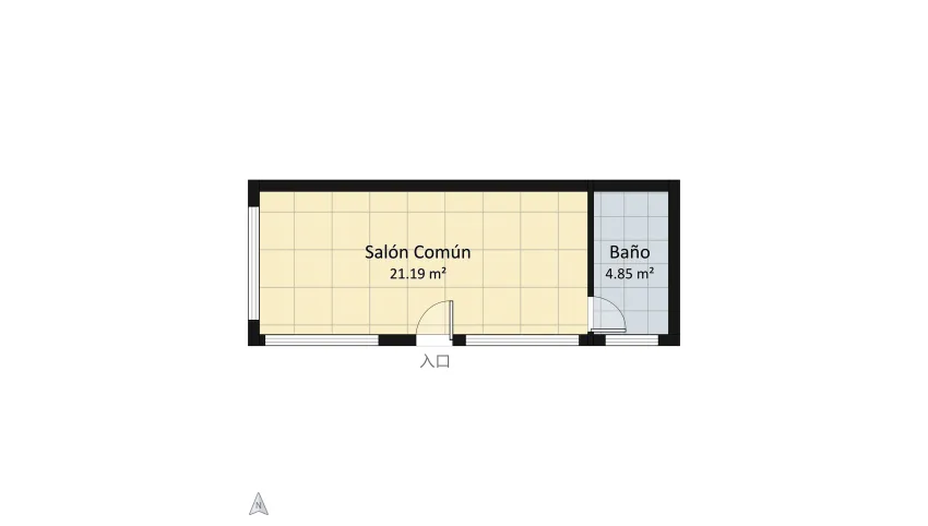 Cabaña floor plan 26.04