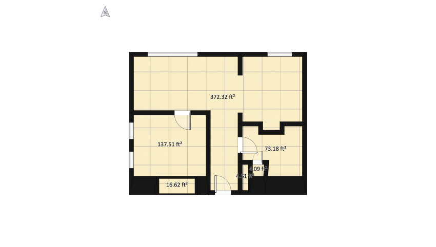 apartment floor plan 67.24