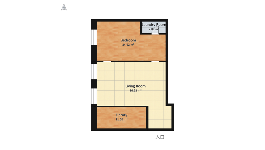 уютная квартира floor plan 84.34