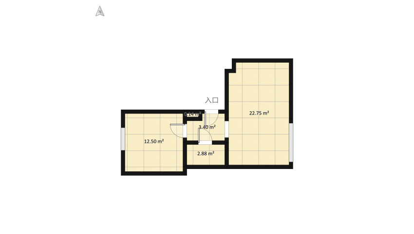Sypialnia/Bedroom ,,Viva Magenta'' floor plan 48.06