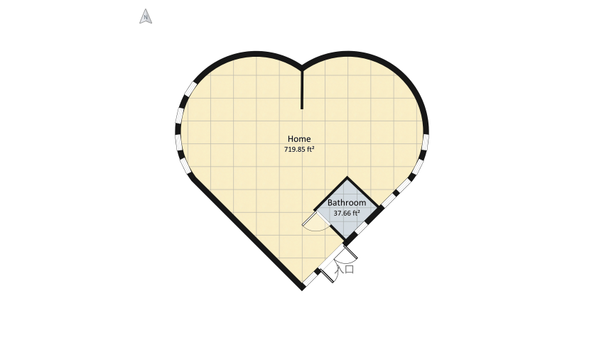 Selfless and Humble #ValentineContest floor plan 45.26