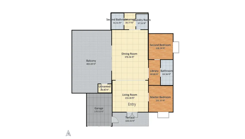 Bali Modern House floor plan 176
