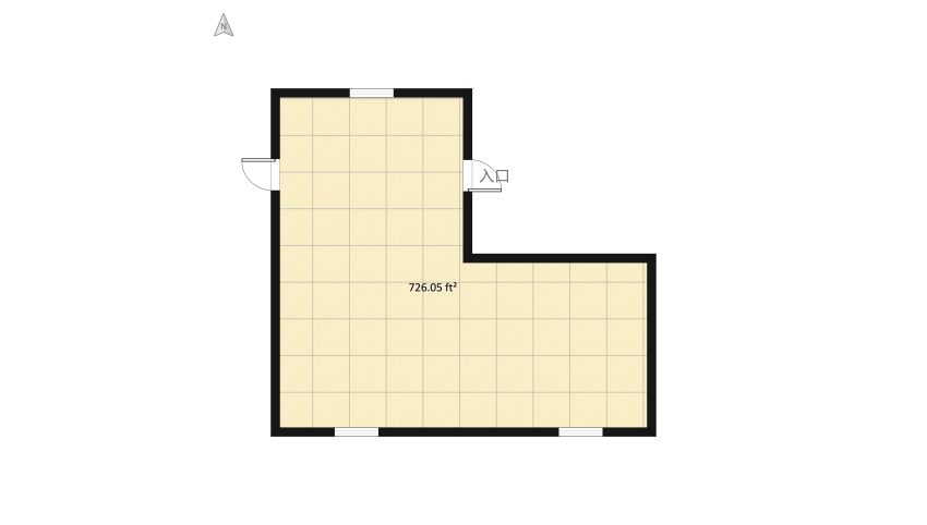 Small house  floor plan 72.07