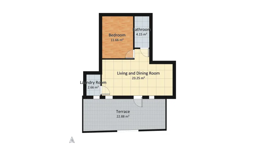New Great-grandmother's house floor plan 64.59