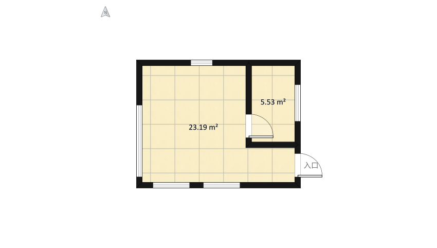 Sunset appartament floor plan 65.34