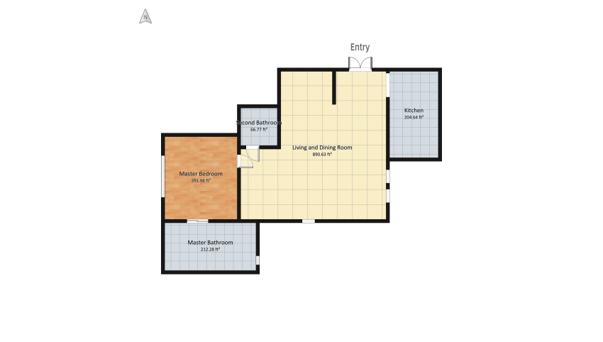 4 bedroom, 3 baths large home floor plan 336.98