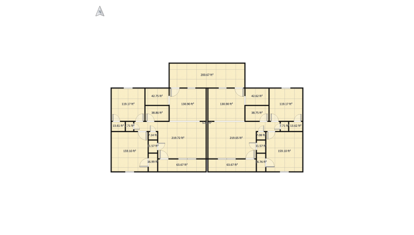 Rental 2 floor plan 187.14