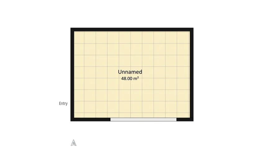 white living and dinning room   floor plan 48
