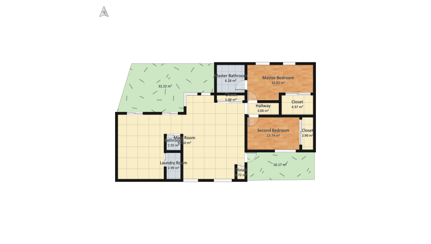 Modern Family Home floor plan 184.94