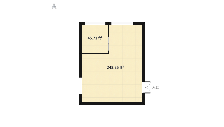 mono japandi floor plan 29.8