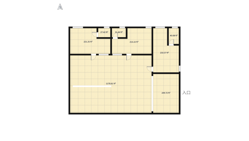 3 mini apartment floor plan 221.04
