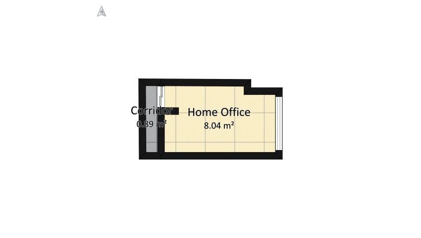 Modern Industrial Home Office floor plan 11.24