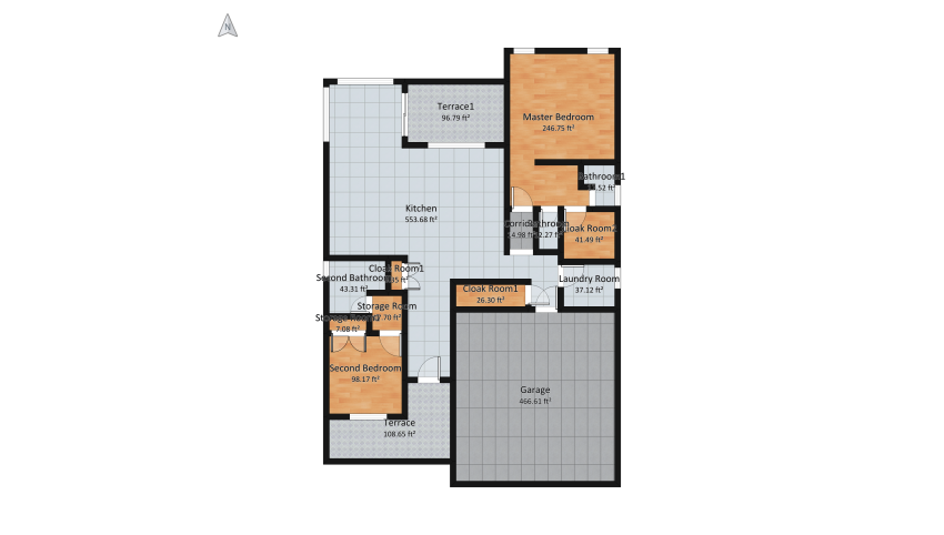 Dream House floor plan 190.92
