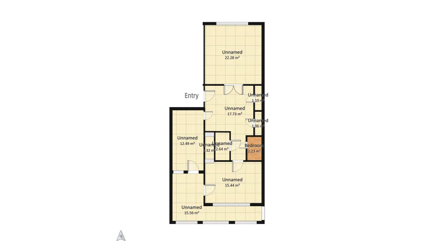 Dream Apartment floor plan 91.85