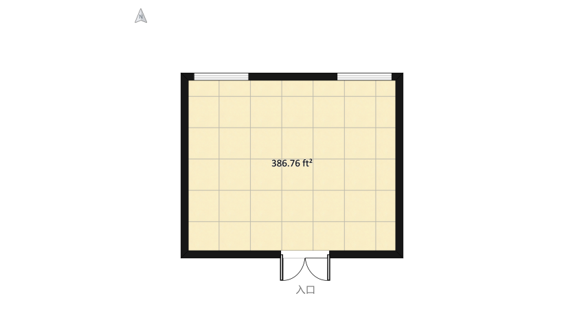 Black and White (Panda Room) floor plan 38.89