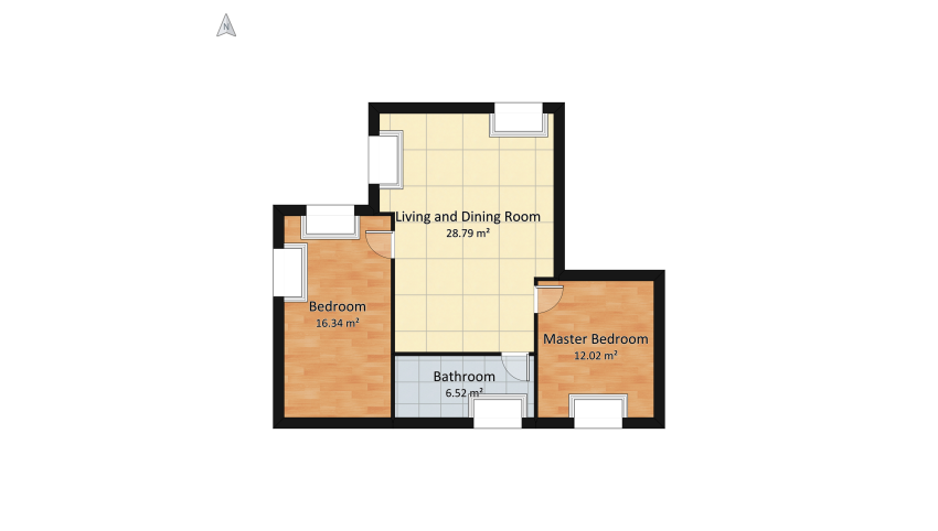 Grey House floor plan 70.75
