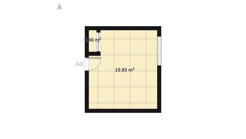 Chritian's room floor plan 23.26
