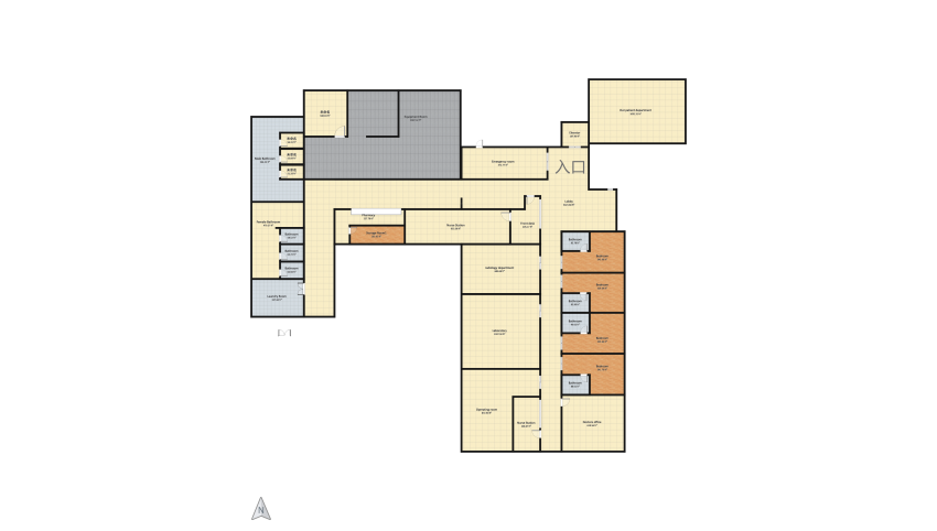 11 Three Bedroom Large Floor Plan floor plan 1453.67