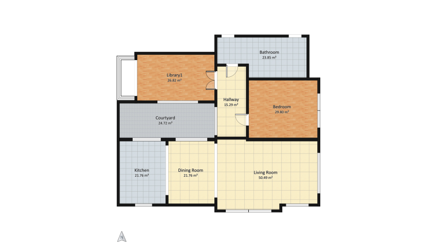 Project: Japandi Living floor plan 214.51