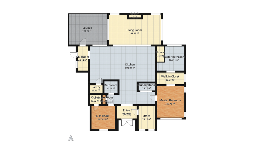 Farmhouse with Bohemian Accent floor plan 173.31