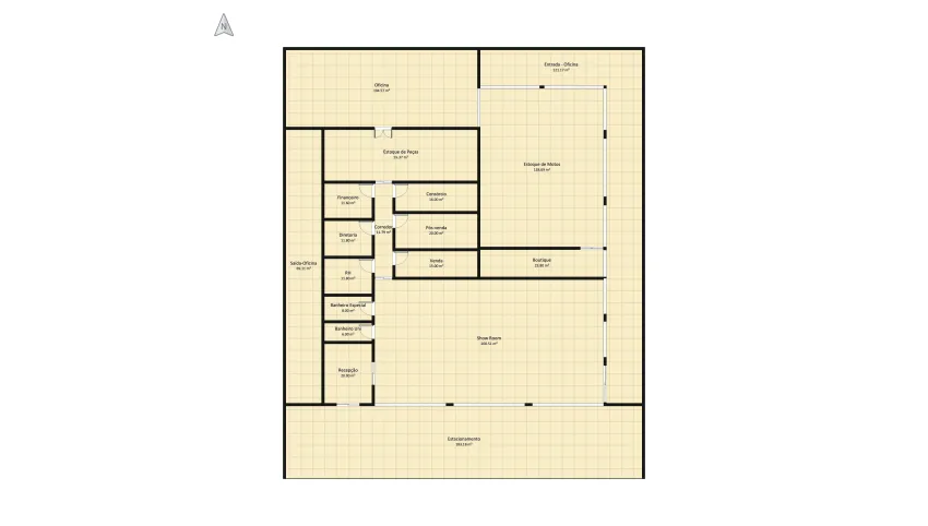 Concessionária_P1_Hícaro_Arranjo_Físico floor plan 1095.9