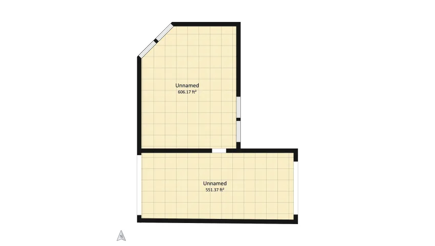 Glossy surfaces floor plan 107.54