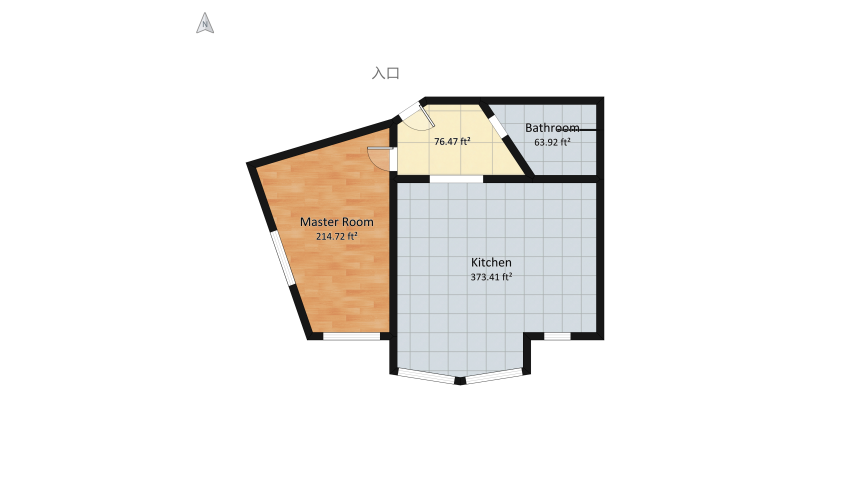 NY apartment floor plan 75.72