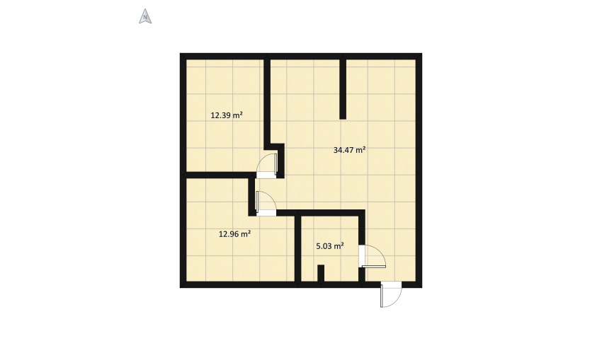 Dom 70m² floor plan 74.08