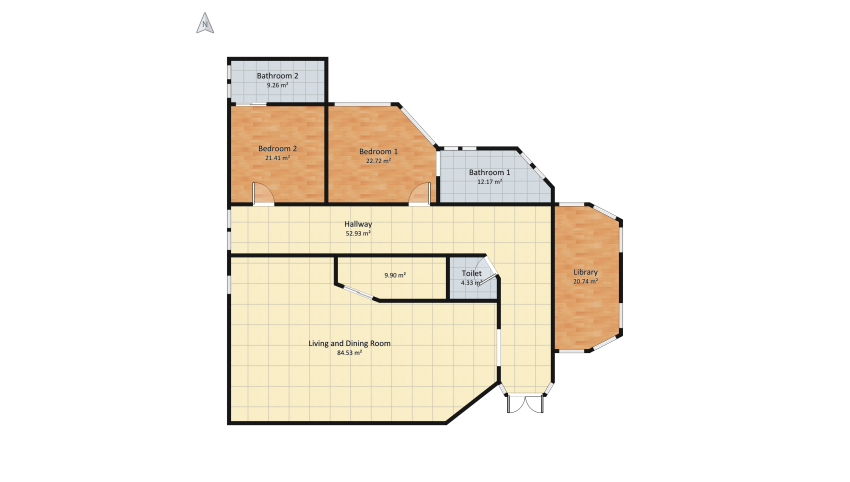 Suburban house floor plan 255.82