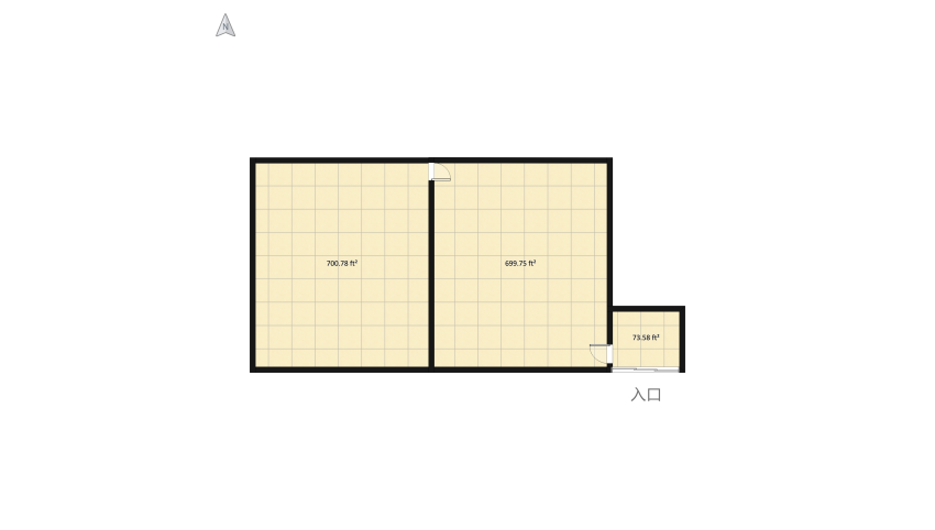 Small house on the bank floor plan 146.16