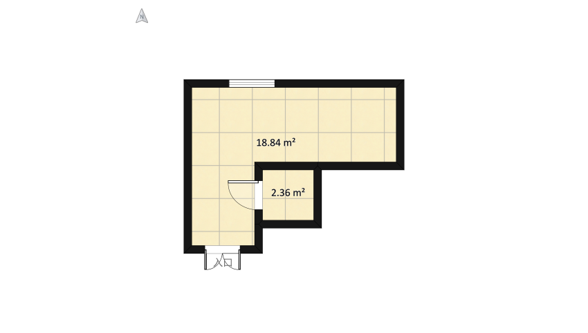 studio apartment  #apatment floor plan 24.7