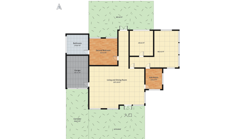 GROUND HOUSE - PROJECT 6 floor plan 515.18