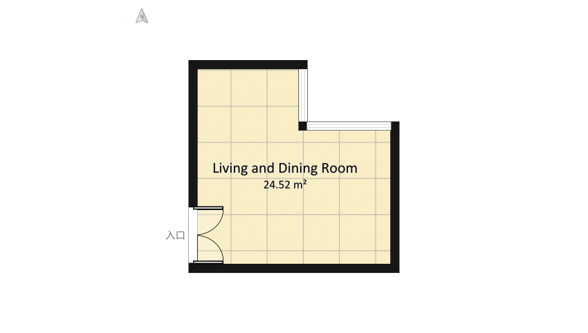 Living floor plan 27.16