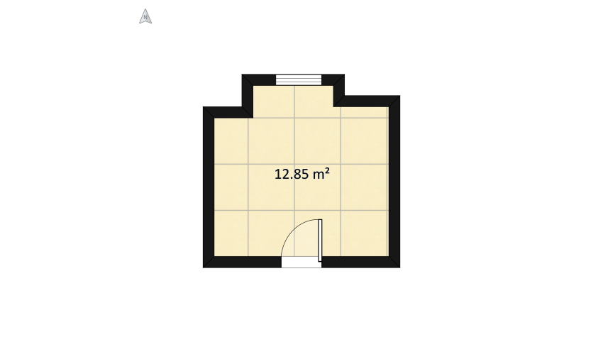 Quarto pequeno floor plan 14.7