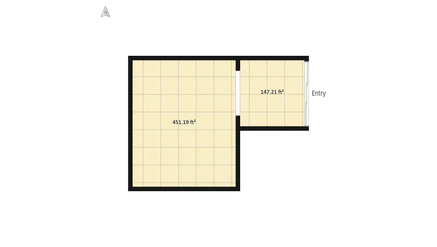 Mini Industrial House floor plan 60.61