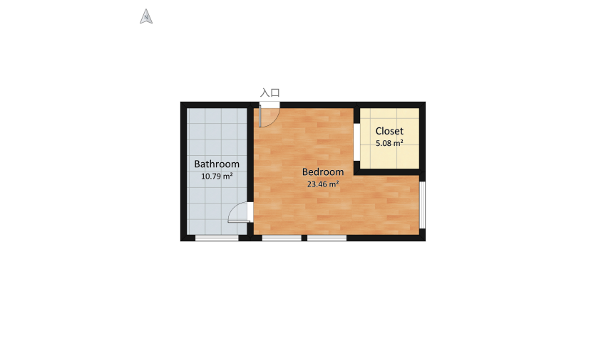 colorful teenager bedroom floor plan 44.92
