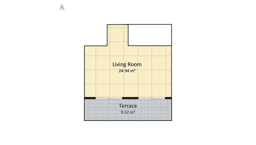 Living Room Design floor plan 32.79